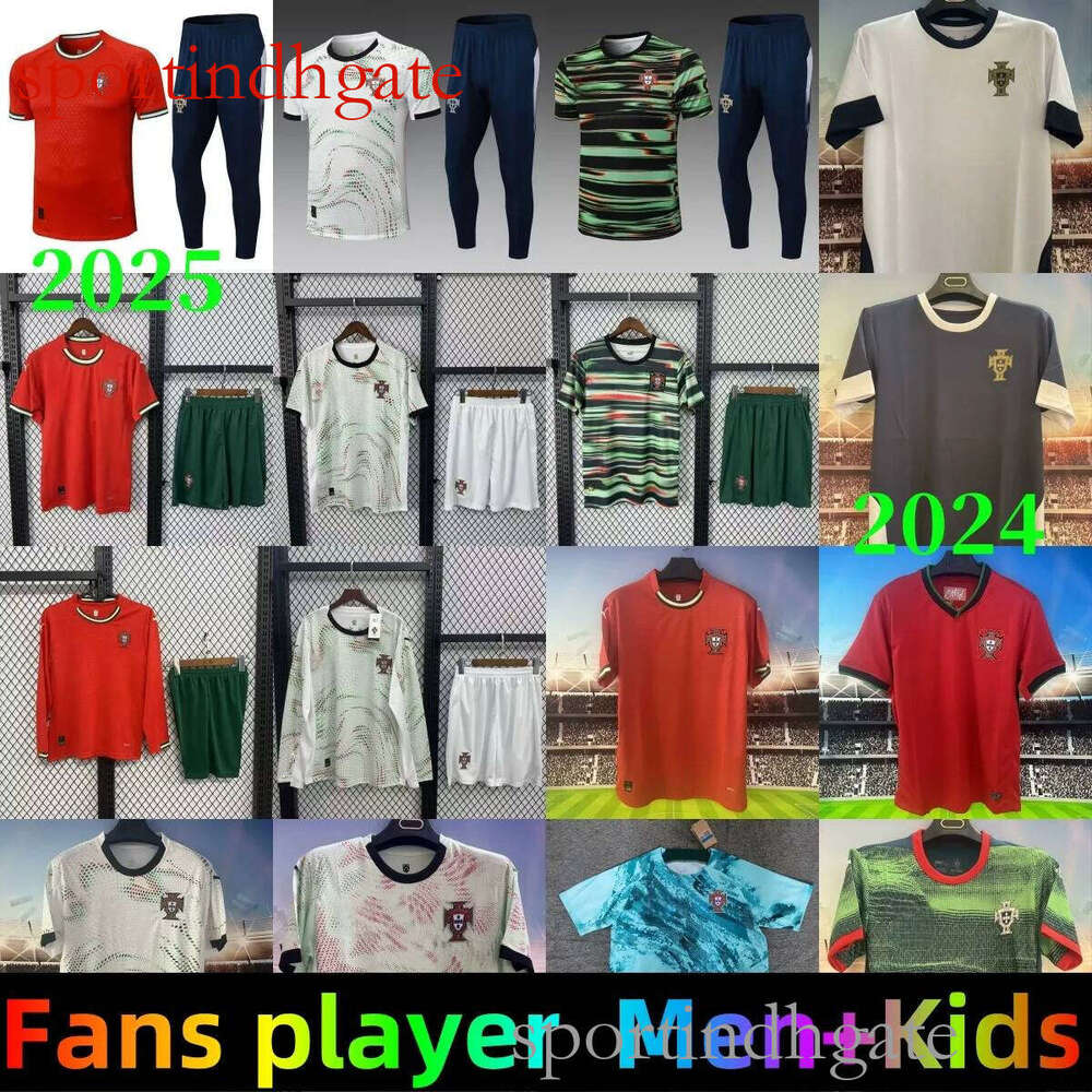 25 26 J0AO FELIX Euro Ronaldo Portugal Soccer Jersey MEN kids kit B.FERNANDES Bernardo ANDRE SIA National PEPE 2025 Featuring Felix Suitable R.NEVES football