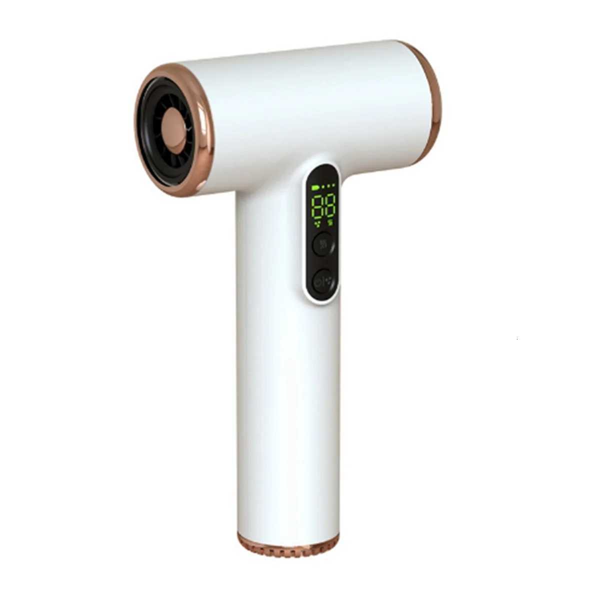 13I Cordless Hair Dryer with 3 Speeds and 3 Temperatures USB Rechargeable Portable Small Blow Dryer with Digital Screen for Dorm and Camping W250718