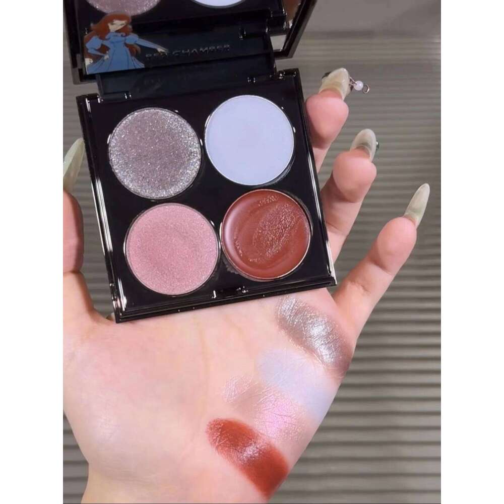 Redchamber Four-color Blusher lti-use Cream Red Chamber Rc 4 Color Lipstick Eyeshadow Blush Eye Shadow Plate X250718