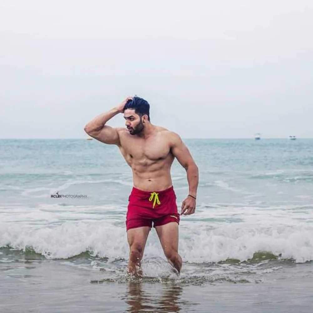 Summer Fitness Running Three-Quarter Pants Breathable Thin Basketball Outdoor Quick-Drying Sports Shorts Mens Beach Pants W250718