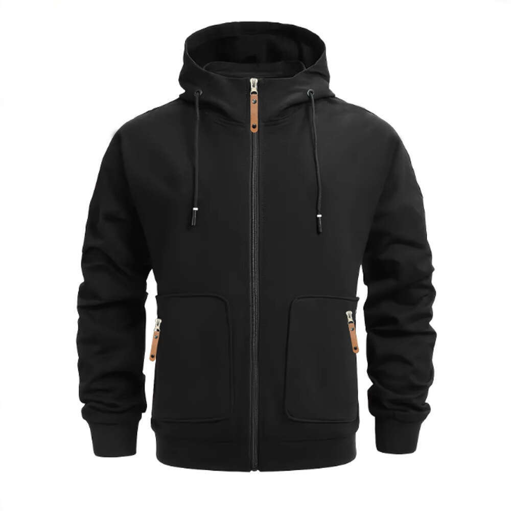 Spring And Autumn New Hoodie Zipper Long Sleeve Sweatshirt Versatile Men's Sports Casual Cardigan B5