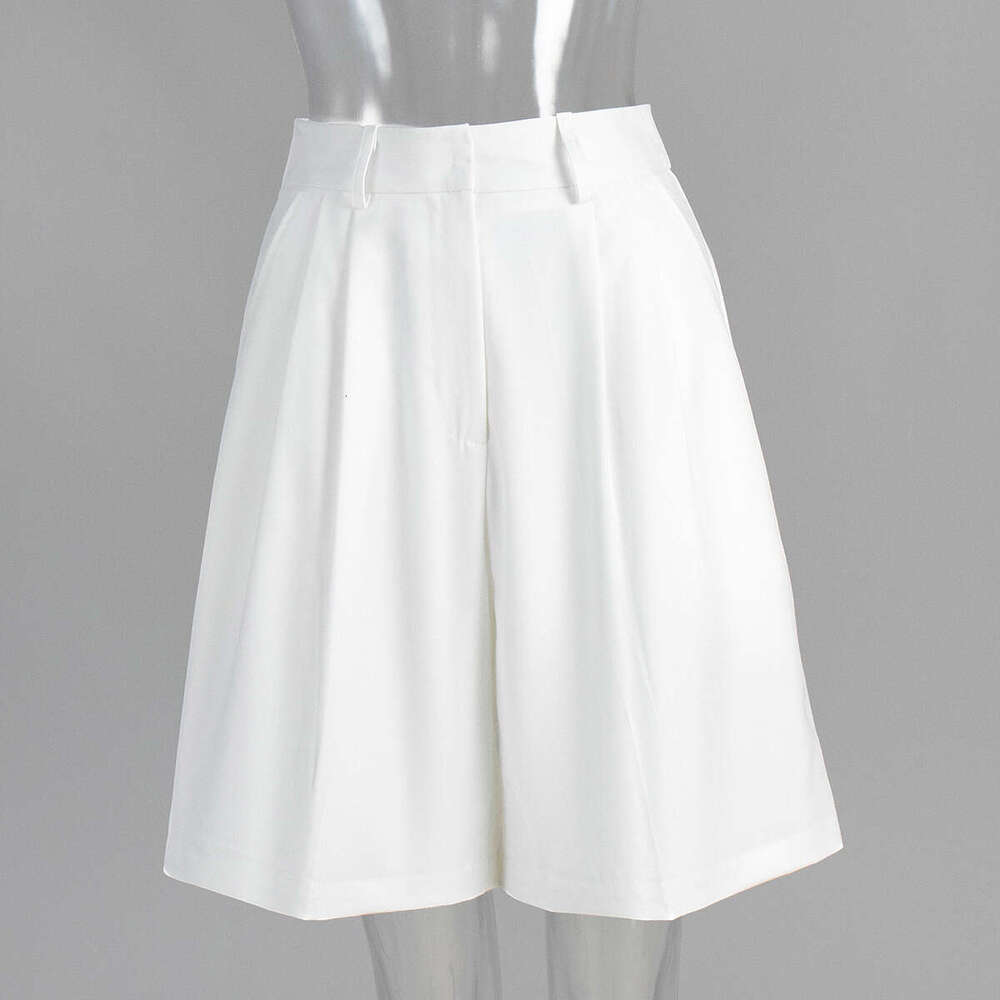 Straight Pants Summer Style Elegant Casual Versatile Loose Slimming Five-Point Suit Shorts B5