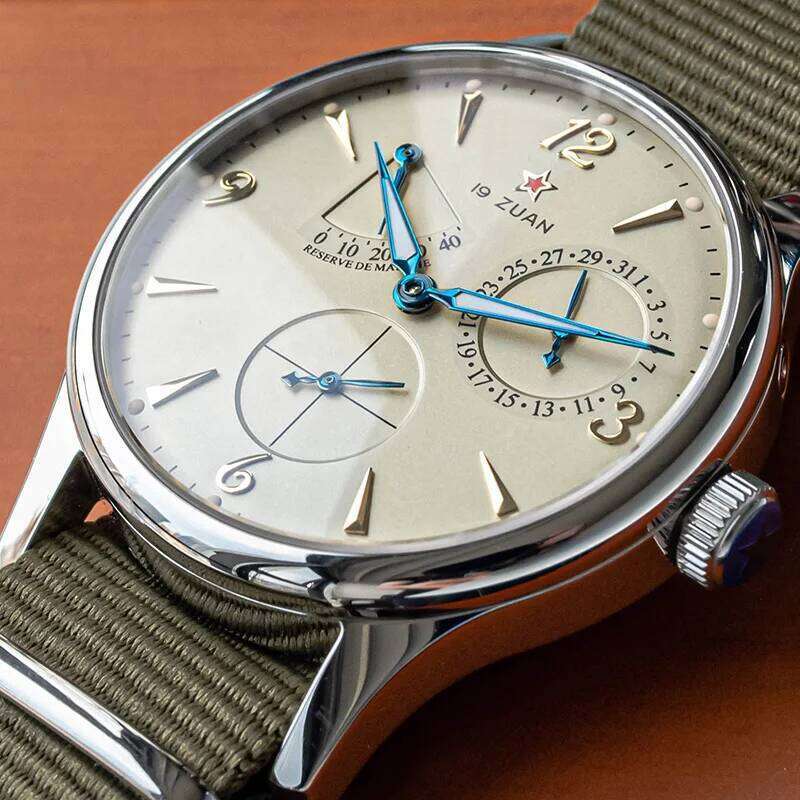 1963 Pilot Watch of Men 40mm Automatic Mechanial Wristwatches Original ST1780 Movement Sapphire Crystal Waterpoorf Retro Clock free shipping