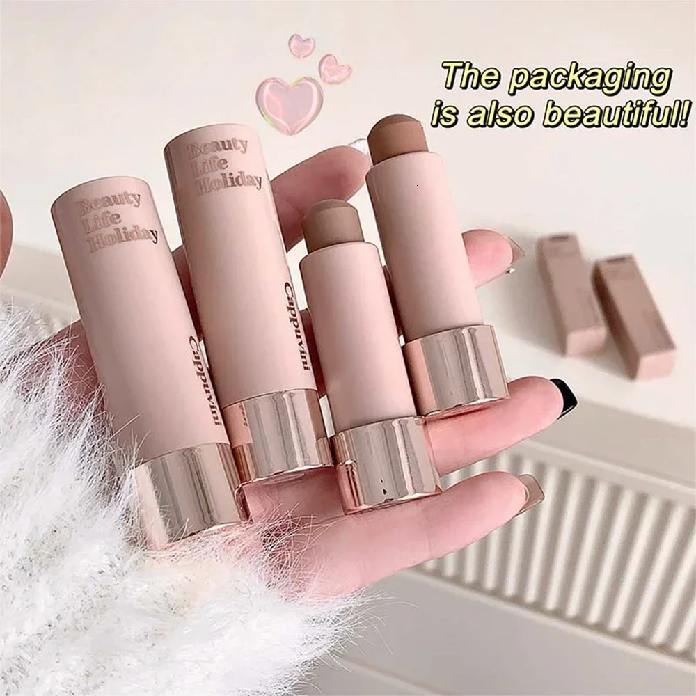 Moisturizing Matte Concealer Contour Stick Smooth Lasting 3D Nose Shadow Waterproof Face Highlight Brighten Contour Makeup 250717