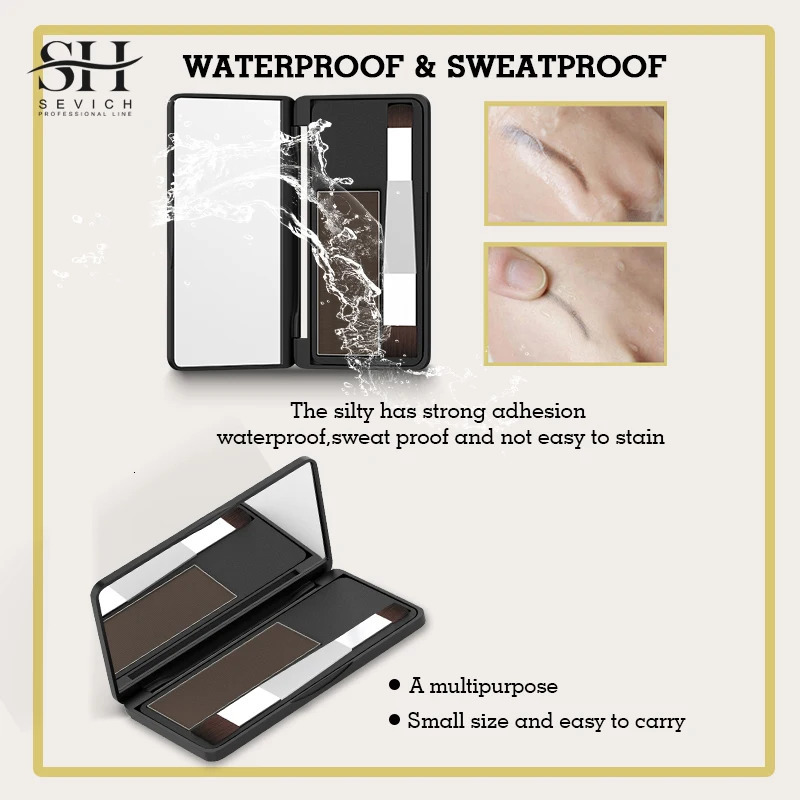 SEVICH Waterproof Hair Line Powder 8g Edge Control Hair Root Cover Up Repair Hair Line Shadow Makeup Unisex Instantly 4 Color 250717