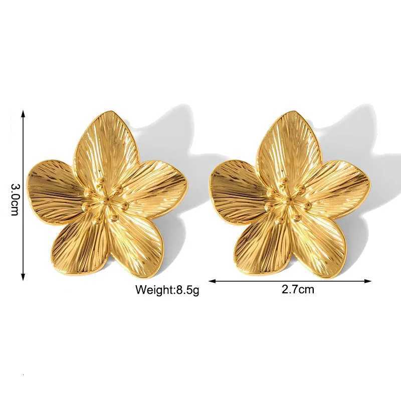 Vintage Flower Shaped Jewelry Sets Wen Choker Necklace Cuff Bracelet Stud Earrings Adjustable Rings Gold Silver Color Jewelry X250718