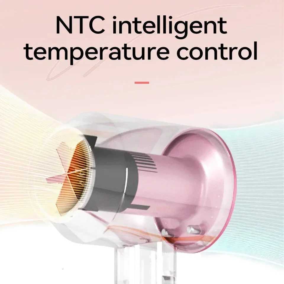 Professional Bladeless Hair Dryer Powerful Blow Dryer Quick Drying Travel Home Hairstyler Negative Ion Hair Care W250718