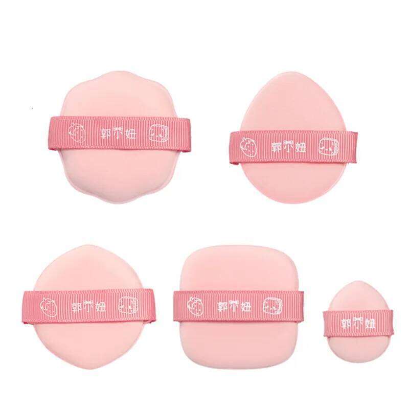 GUOXIAONIU 5pcs Veet Powder Cosmetic Mini Sponge Bigger In Wet Foundation Blending Sponges Applicator Makeup Puff Tools X250718