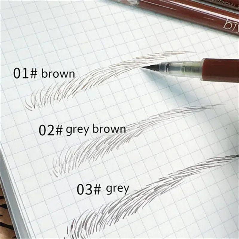 1PC Liquid Eyebrow Pencil Waterproof Long Lasting Smooth Eyeliner Lying Silkworm 0.01mm Ultra Fine Eyebrow Tattoo Pen Makeup 250712