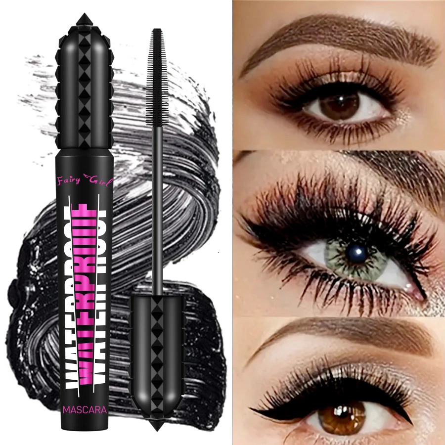 Black waterproof Mascara for all Lengthening make up products Eyelash Extension Eye Lashes mascara 4d effect Korean cosmetics 250717
