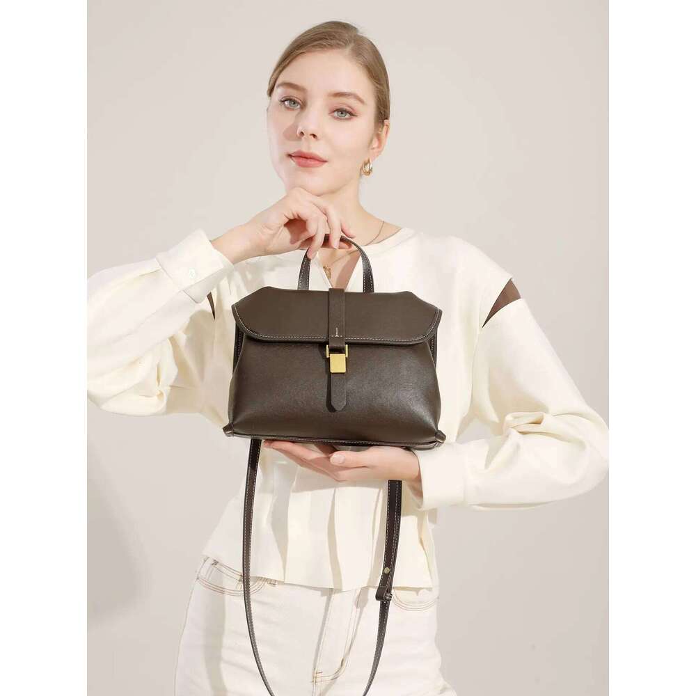 2025 Genuine Leather Women's Shoulder Soft Cowhide Crossbody Bag Female Daily Commuting Handbag As gift for women