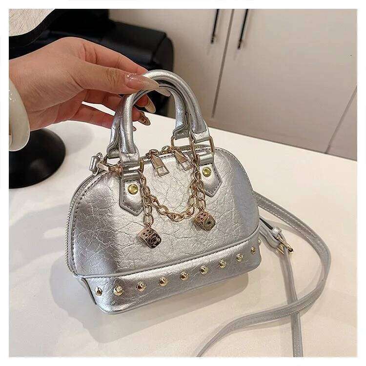 Designer Bags 2025 Shell Shoulder Bag Women's European Textured Detachable Strap Day To Night Work Purse Office Essentials" Luxury Bag