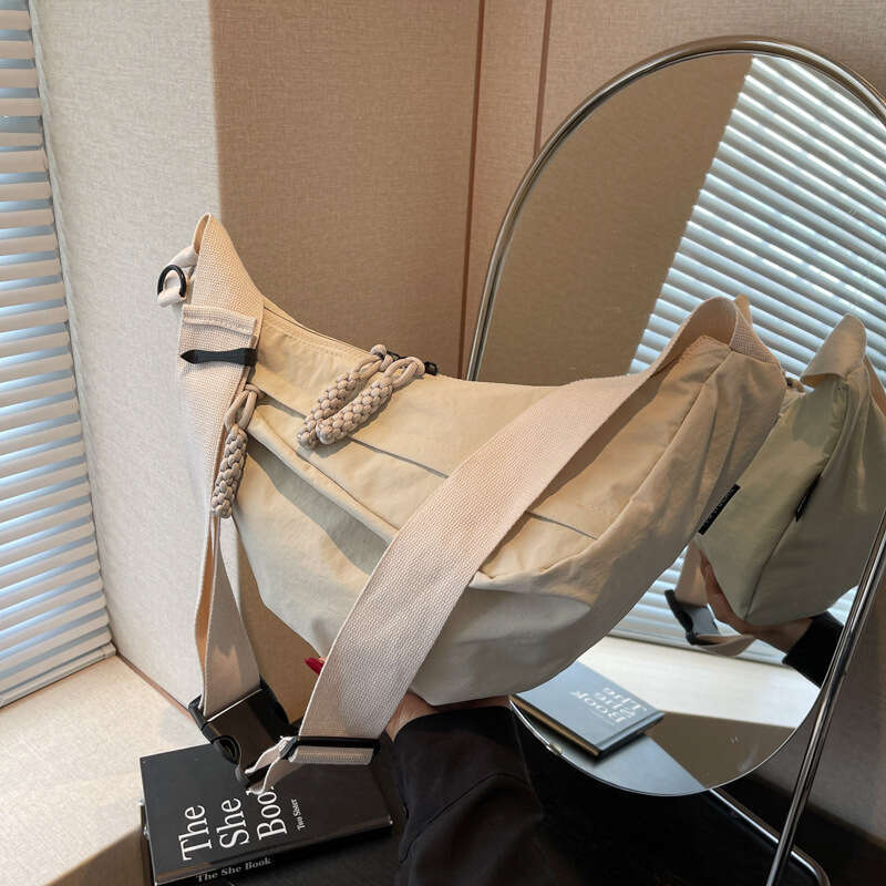 Casual for Women 2025 New Fashion Single Shoulder Large Capacity Student Class Commute Crossbody Dumpling Bag