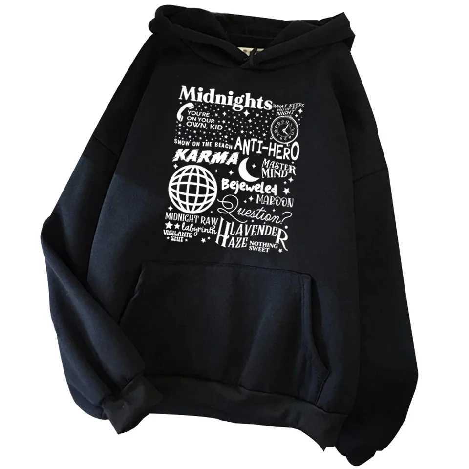 Taylor Midnights Hoodie Taylor Hoodie sic Album Sweatshirt sic Lovers Gift Women Long Sve Fe Pullover Hoodies XJ250717