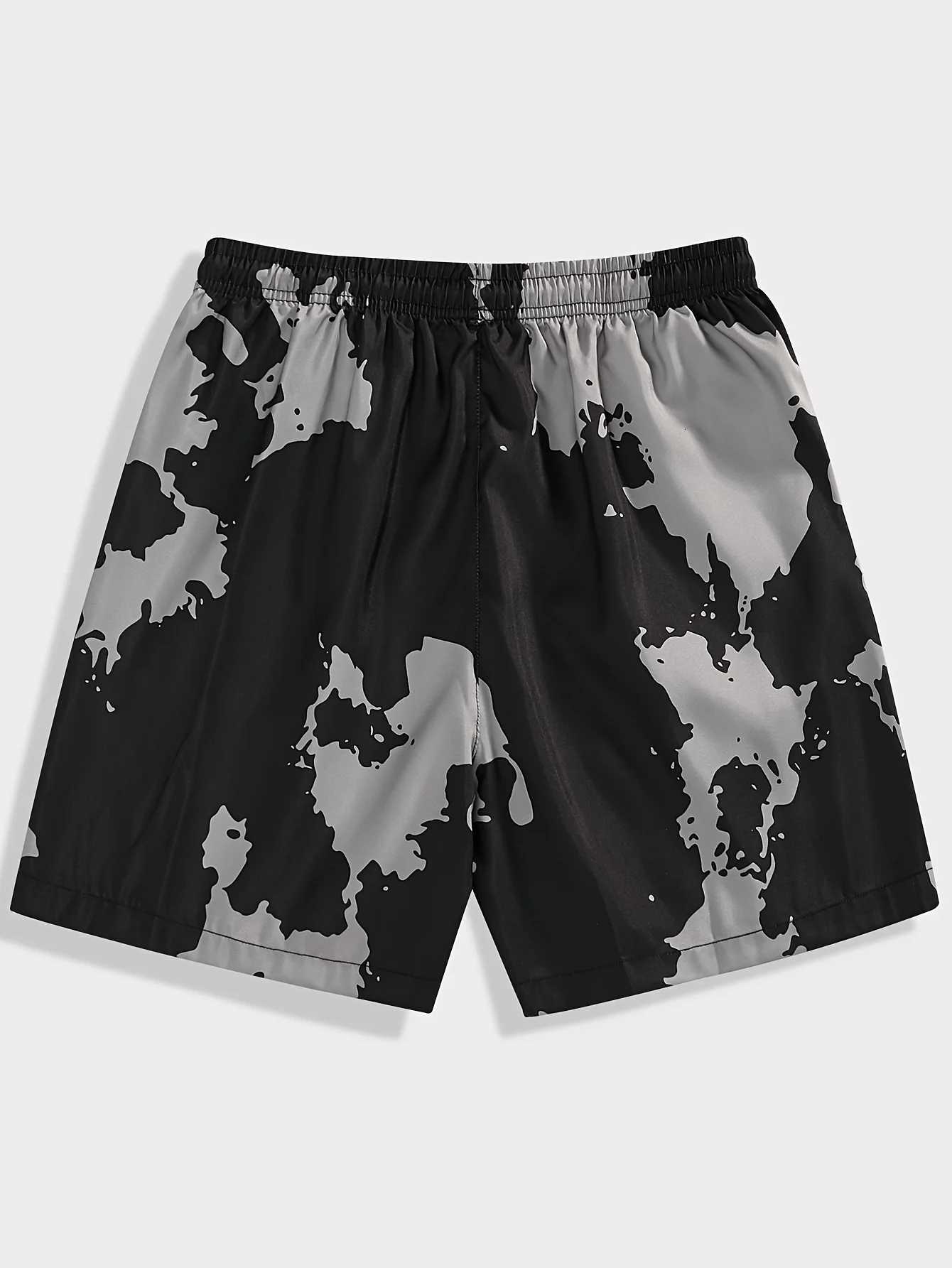 2025 Summer Hot-Selling Casual Fashionable Comfortable Breathable Sporty Loose and Light 3D Printed Mens Shorts W250718