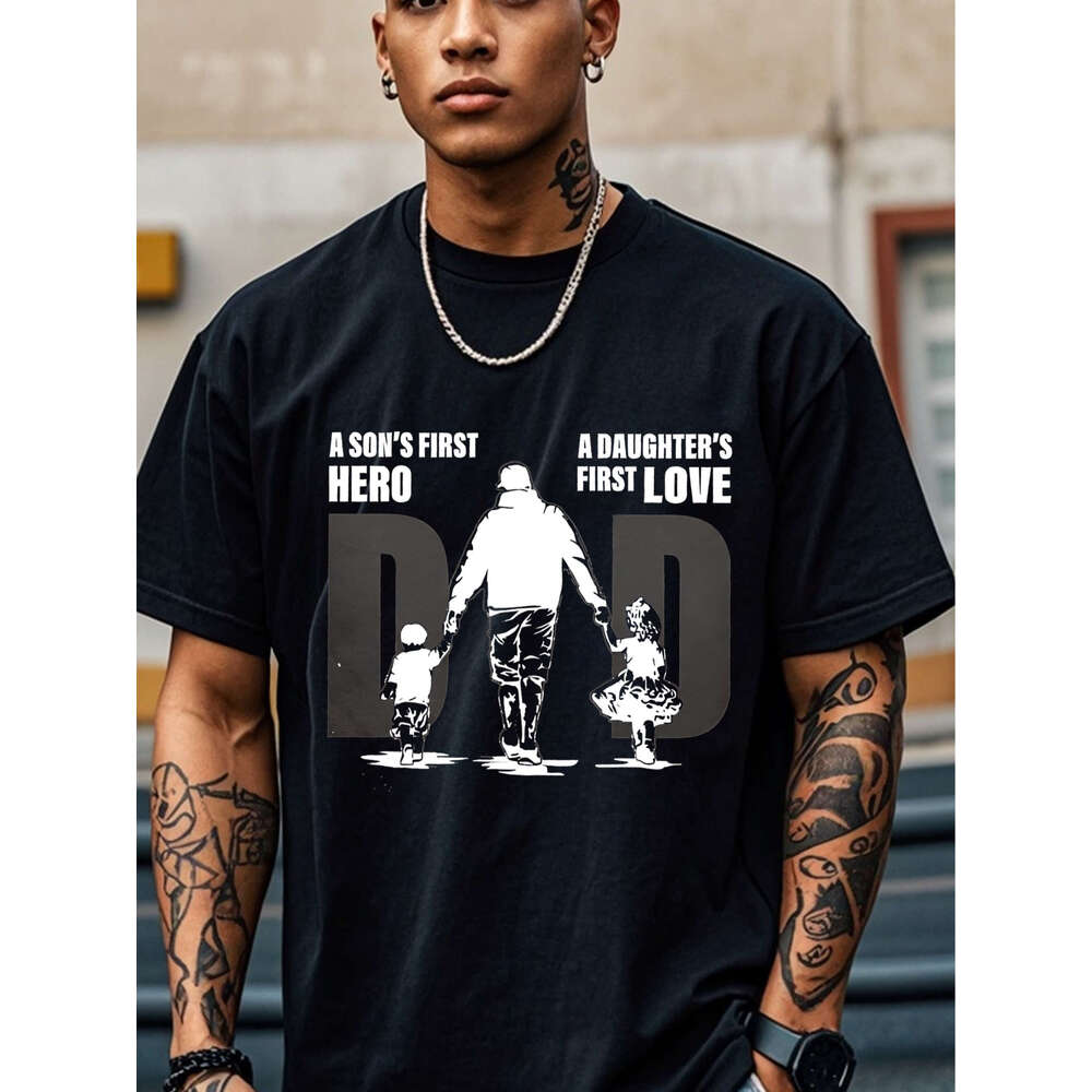 Black T-shirt can be customized with pictures men designer's shirt 180g pure cotton Anti shrinkage water Delivery within 3 days Breathable Fabric