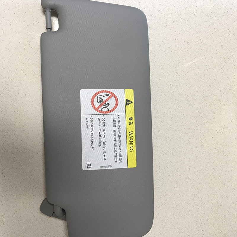 Stylish Sun Visor Attachment for Vehicle Interior Enhancement