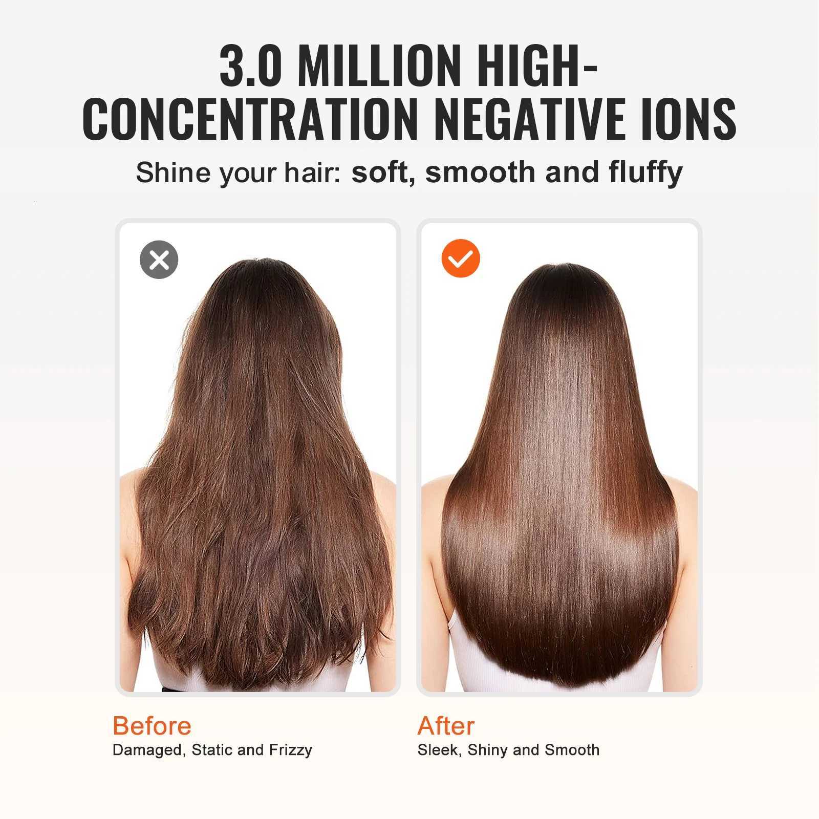 VEVOR Professional Hair Dryer with 3 Million Negative Ions 98000RPM High-Speed Brushless Motor Hair Dryers for Home and Travel W250718