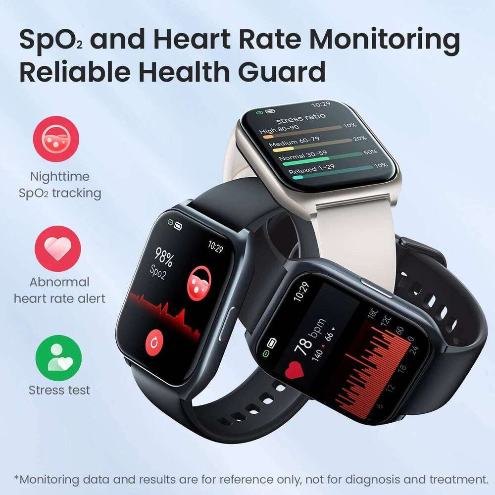 HAYLOU 2 Pro (LS02 Pro) Smart Watch 1.85'' HD Display SpO2 Heart Rate Monitor 100 Workout Modes Smartwatch for Men Women free shipping