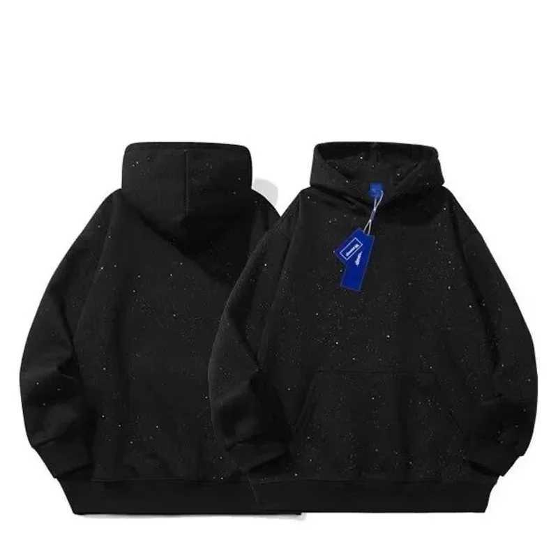 New Starry Graffiti Hoodies For Men Autumn Casual Oversized Y2K Pullover Hoody Vintage Hip Hop Fashion Hooded Sweatshirts XJ250714
