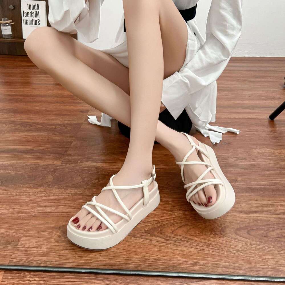 Summer New Sandals for Women, High-End Fairy Style, Versatile Thick-Soled Sandals, 2025 Fashion