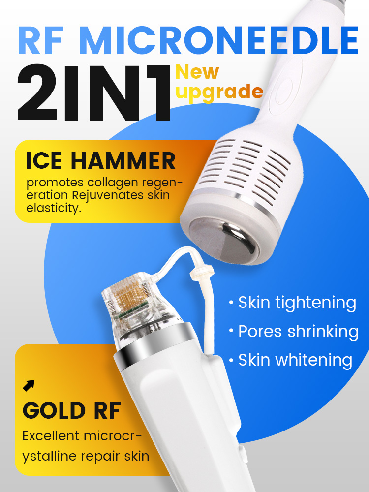 Golden Microneedle Instrument Facial lifting Repairing Acne scars Acne Marks Beauty Equipment For Beauty