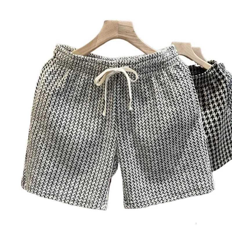 Mens Clothing Print Plaid Shorts Summer Stylish Straight Leg Casual Beach Pants Comfortable Pockets Lightweight Street Shorts Y250718