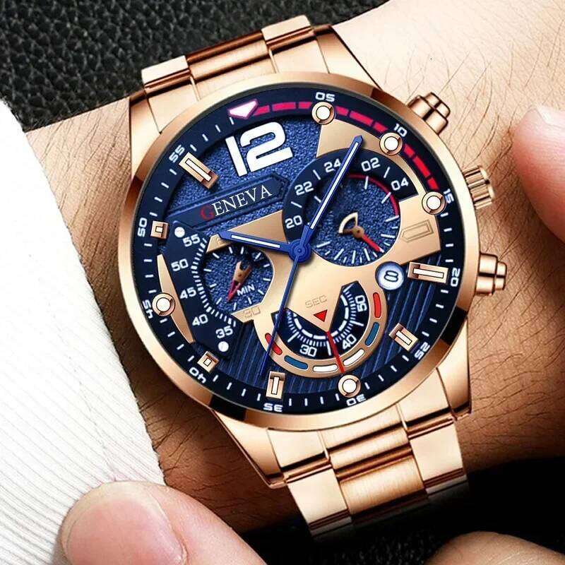 free shipping Men Reloj Hombre Stainless Steel Calendar Quartz Wristwatch Business Watch Man Clock Relogio Masculino free shipping
