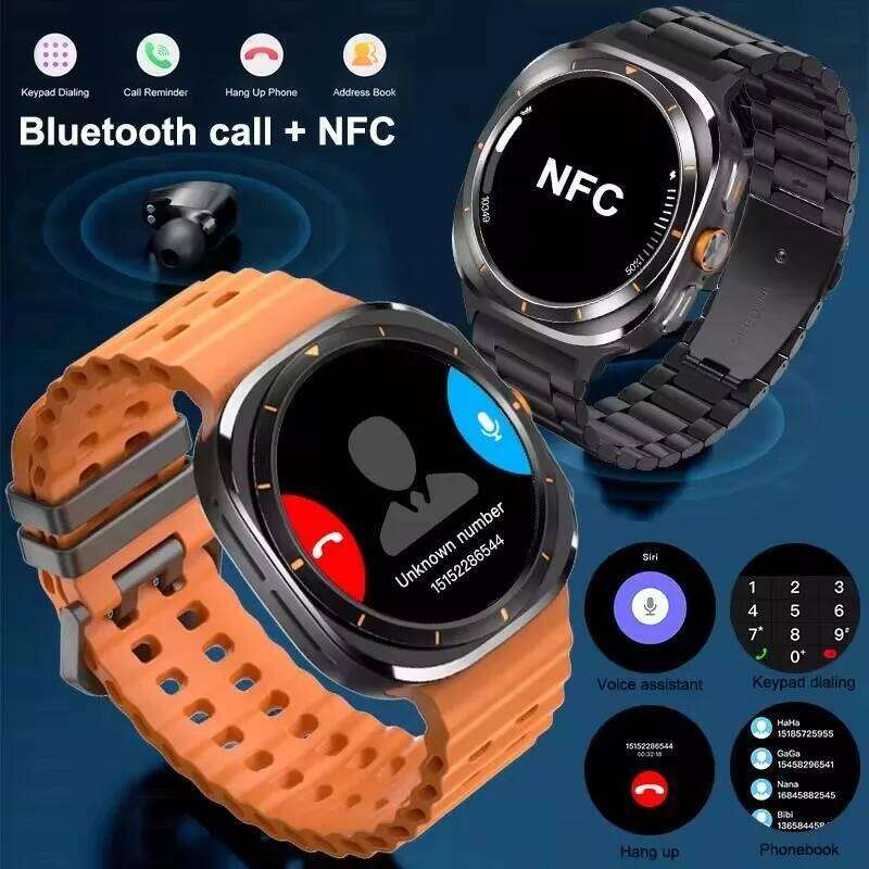 For Samsung Galaxy 7 Ultra Smart Men 32GB Memory NFC Bluetooth Call IP68 Waterproof Outdoor Sport Watch New Upgraded free shipping