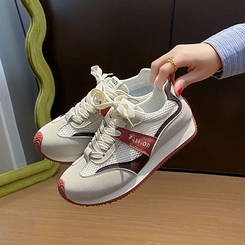 2025 White Sneakers Free shipping for Women Spring New Korean Free shipping Style Female Students Casual Sports Versatile Agan Shoes Street Fashion FS