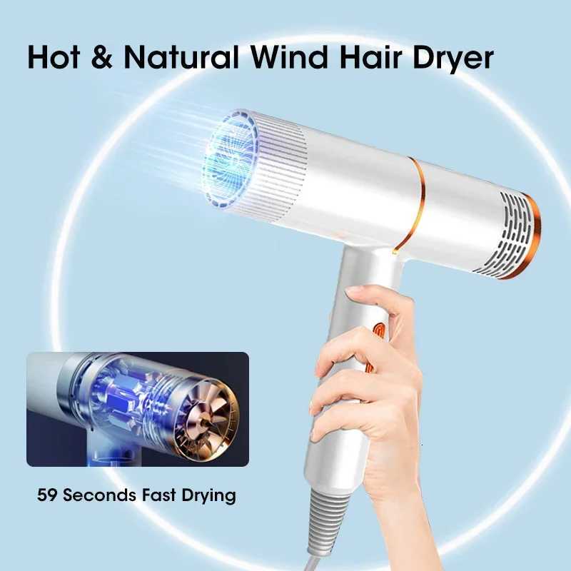 2025 New Professional Hair Dryer High Power Infrared Anion Hammer Powerful Cold And Hot Air Salon Hair Dryer Free Shipping W250718
