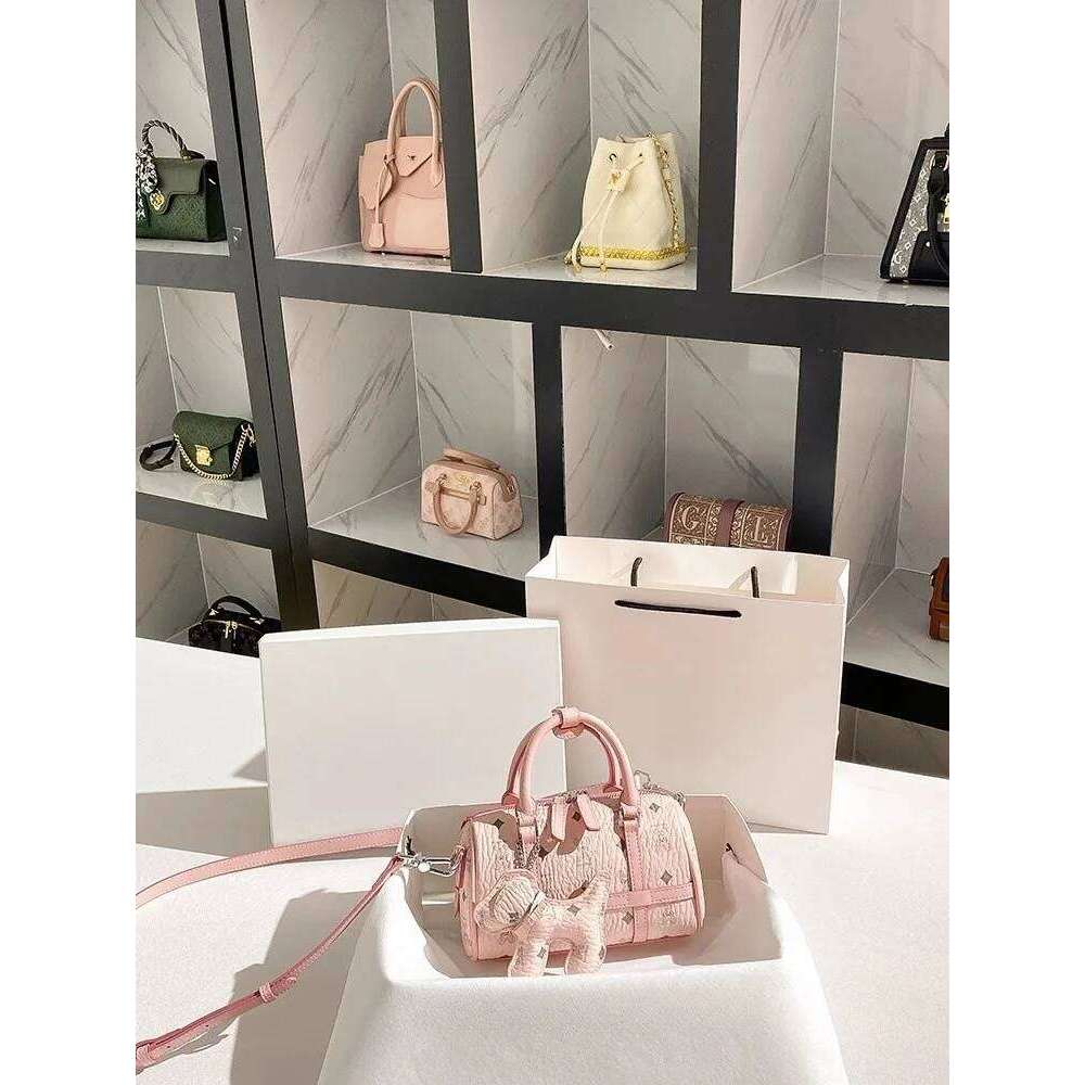 Designer Bag Veet Revival Boston Purse - Padded Pillow Bag With Print, Luxe Work Essentials Organizer