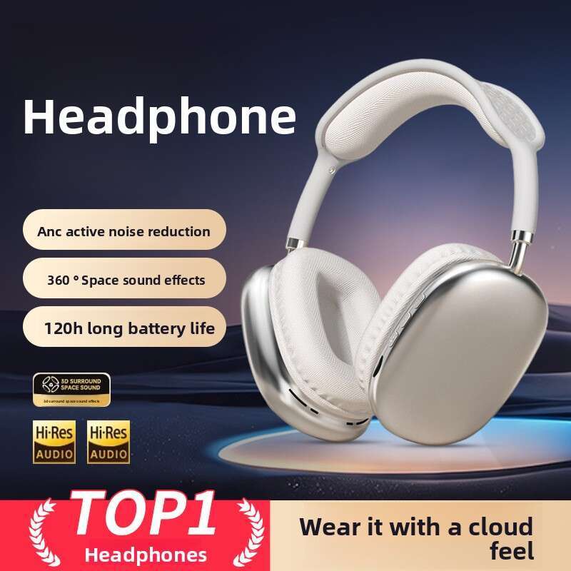 appleheadphones max New Earphones Long-Wear Comfort Wireless Large Battery Bluetooth Call Over-Ear Headphones