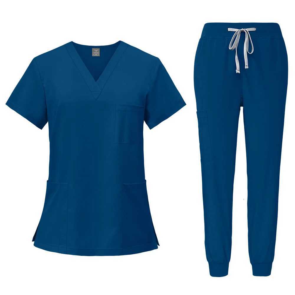 Multilcolors Medical Uniforms Women Scrubs Sets Hospital Working Scrub Suits Nurse Accessories Dental Surgery Suit Lab Workwear Z250718