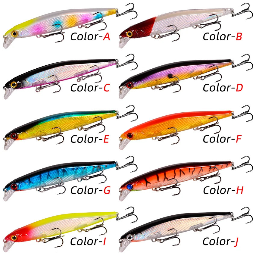 1PCS Laser Wobbler Fishing Lures Minnow Hard Artificial Bait 11CM 12G Crankbait Carp Striped bass Pesca For Tackle Lure 250708
