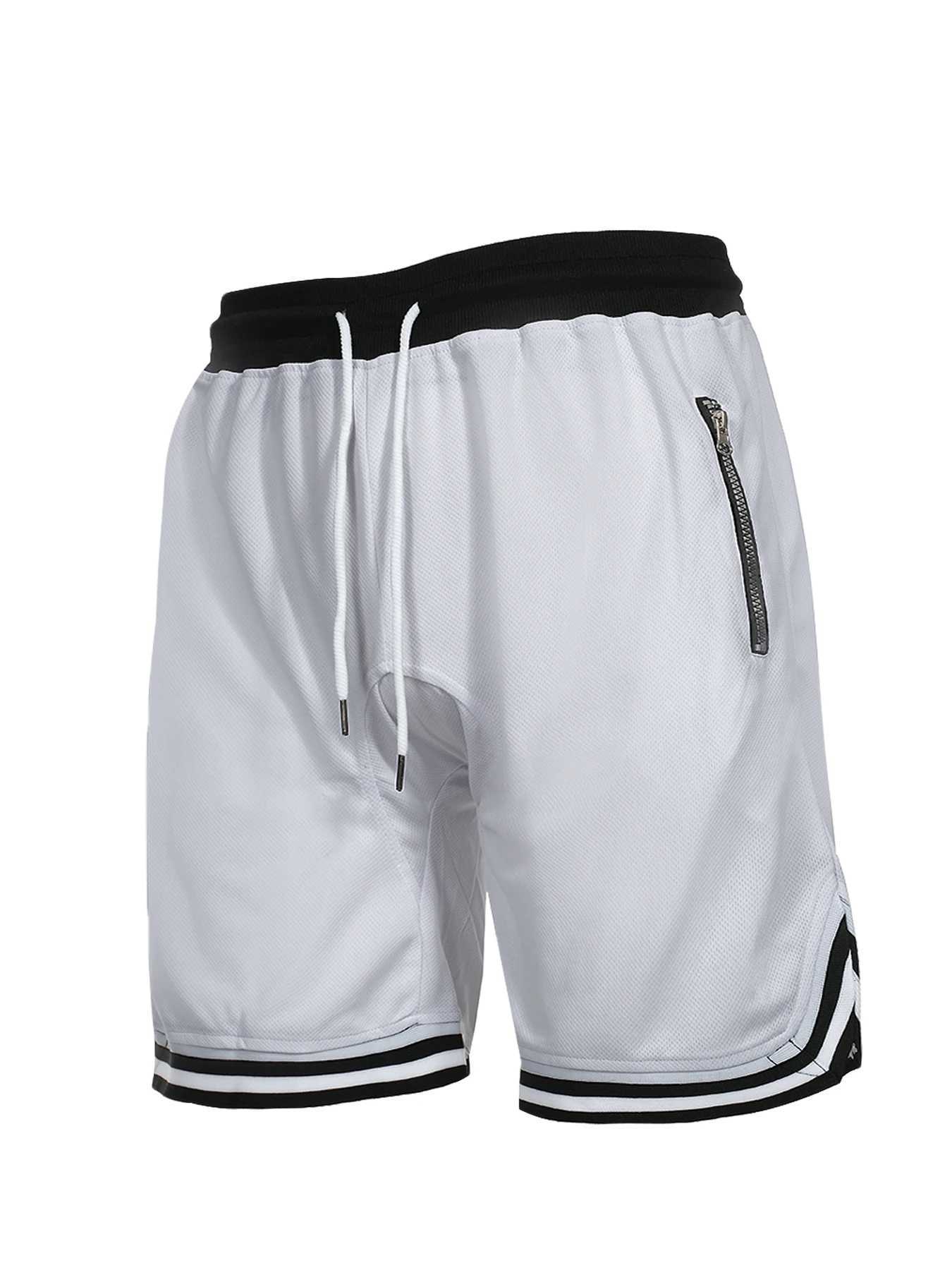 Mens Sports Basketball Shorts Mesh Quick Dry Gym Shorts for Summer Loose Type Elastic Waist Drawstring Casual Shorts Pants W250718