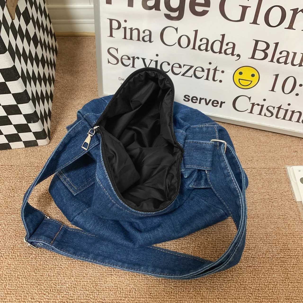 New Fashion Casual Womens Crossbody Bag Simple Style Multi Functional Shoulder Bag High Quality Soft Fabric Womens Handbag Z250718
