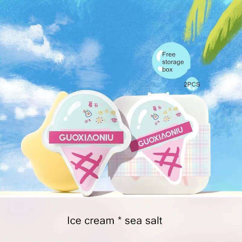 Guoxiaoniu 2PCS Air Cushion Soft Blending Beauty Foundation Cosmetic Sponge Wet /Dry Use Applicator Tool X250718