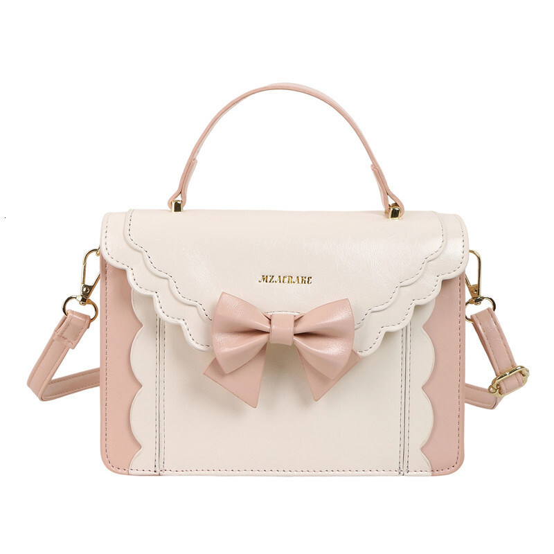 2025 summer new women's shoulder crossbody bag new bow niche time small square bag handheld bag new designer bag new designer women's luxury