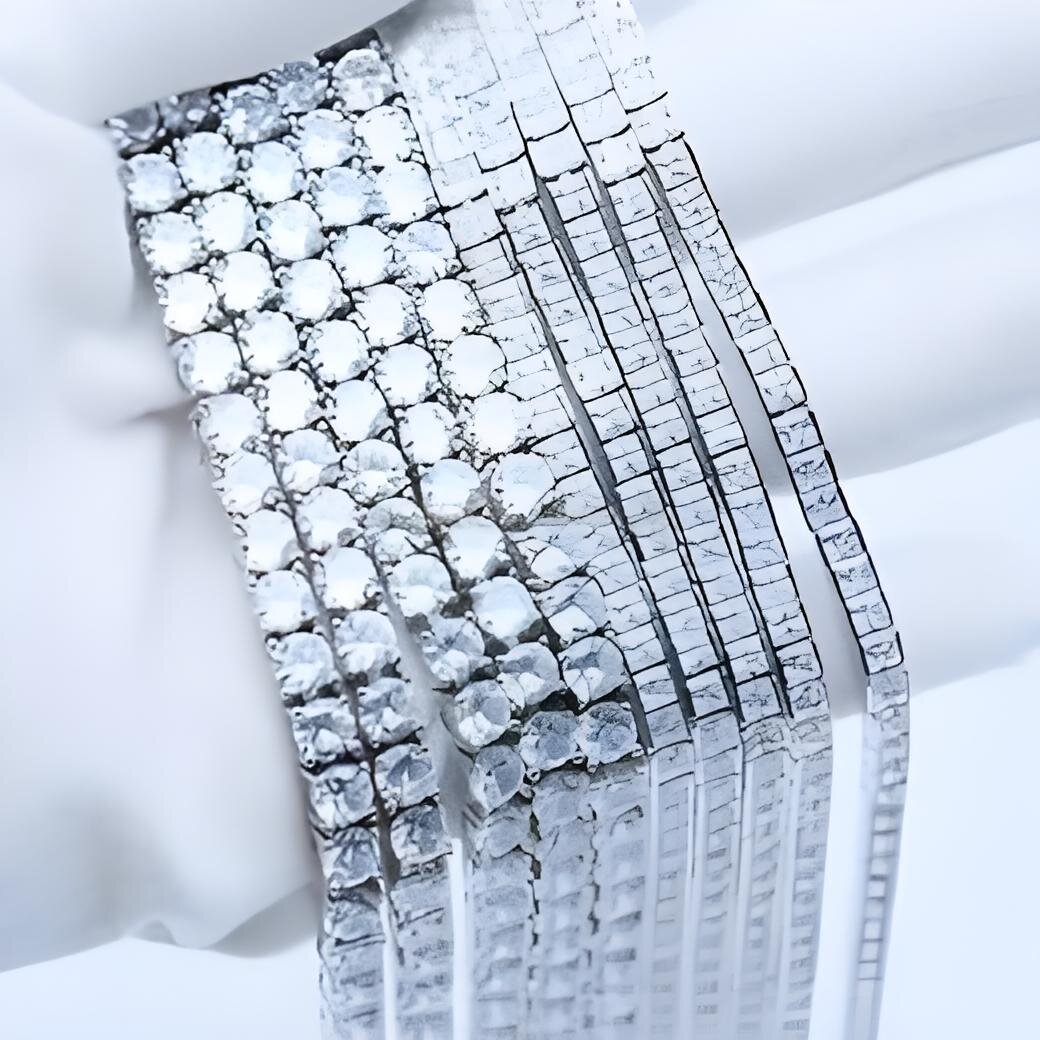 Lifeng Eent Cut Necklace Hand-set ship10mm Rock Candy Tennis Chain d Vvs Moissanite Dia Chian Free shipping