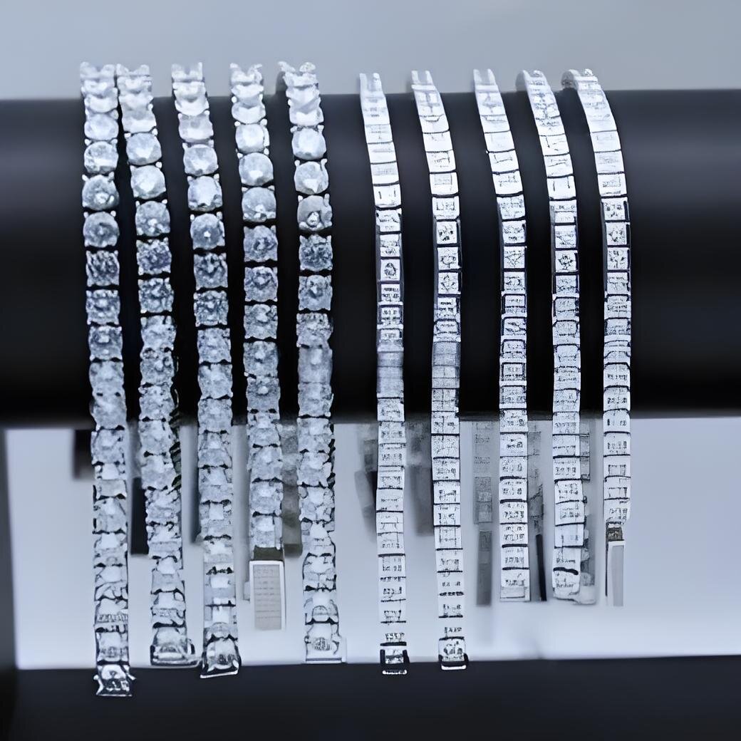 Lifeng Eent Cut Necklace Hand-set ship10mm Rock Candy Tennis Chain d Vvs Moissanite Dia Chian Free shipping