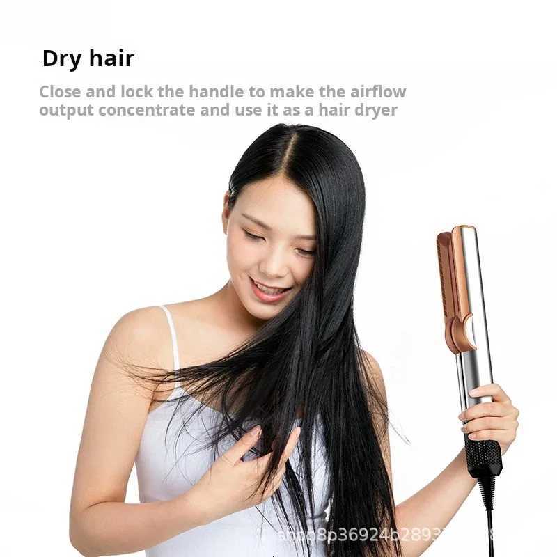 Professional 2-in-1 Hair Straightener And Dryer Heat-Up Flat Iron Compatible with Hairstrait Hair Straightener for Wet Dry Hair W250718