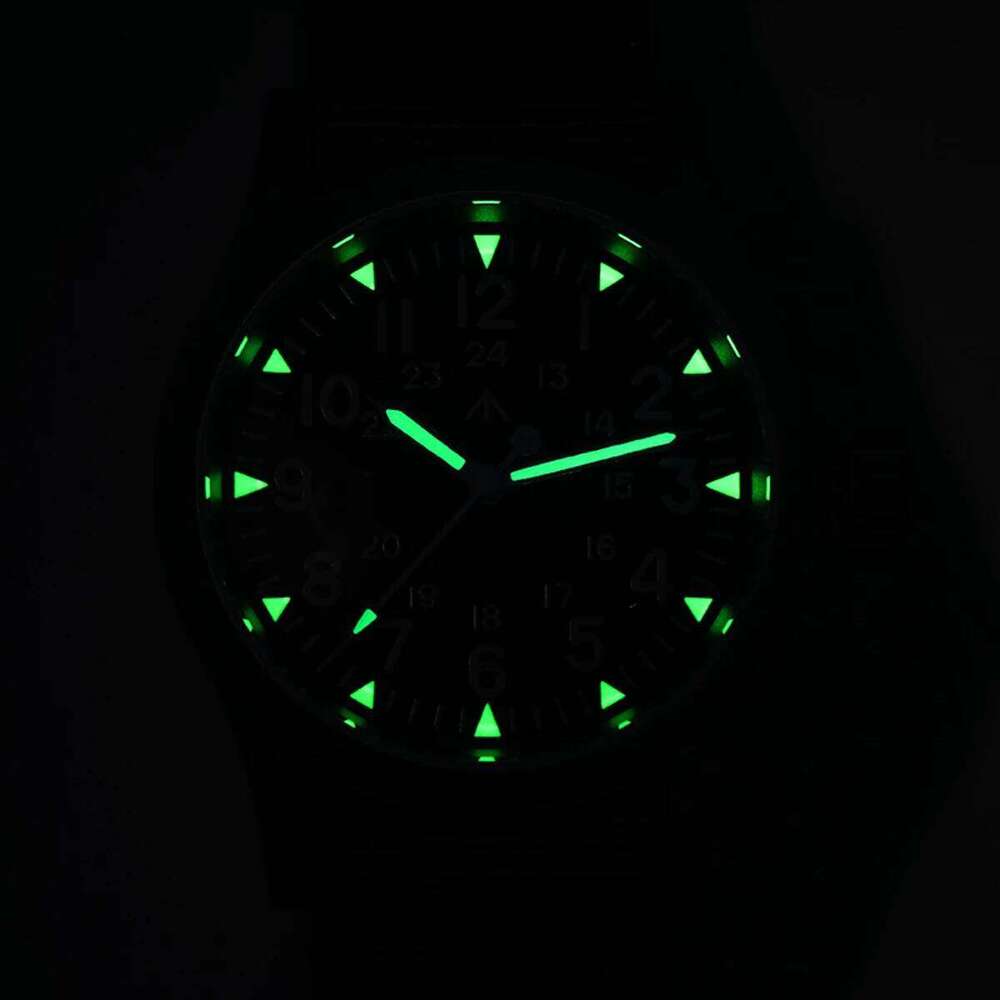 Militado ML05 Vintage Watch VH31 Sweep Second Movement Domed Sapphire Crystal With High Clear AR Coating Luminous 38mm Watches free shipping