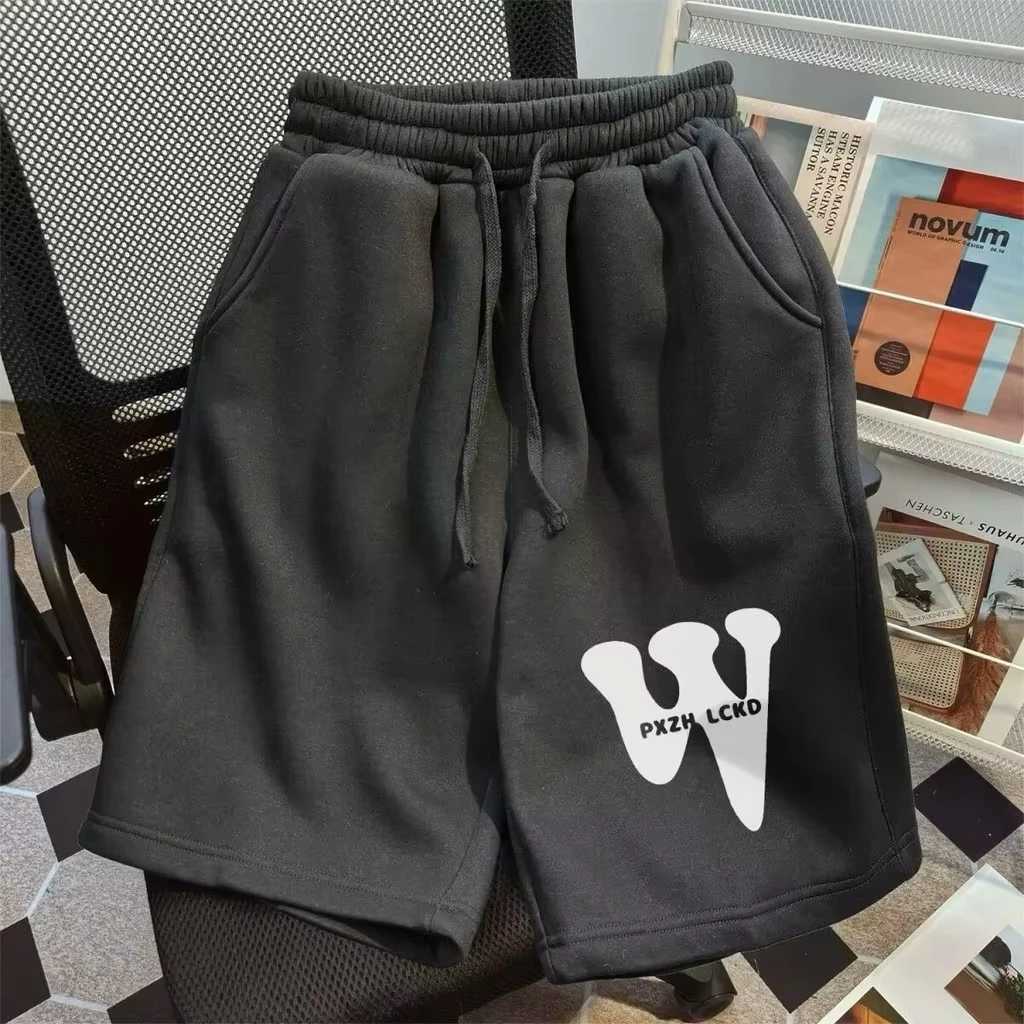 Shorts for Men Moto S-4XL Oversized Pants for Women New Simple Shorts Fashion Brand Casual Sports Shorts Loose Elastic Waist W250718
