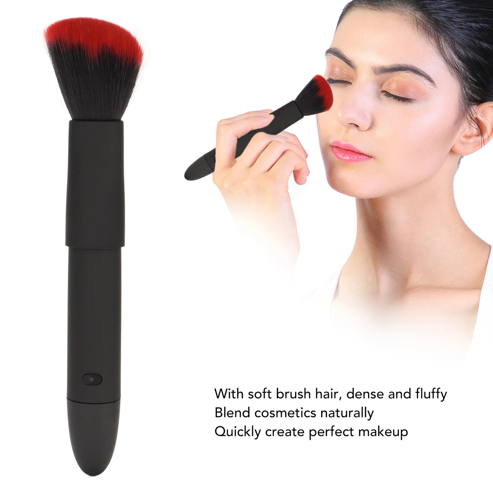 Electric Makeup Brush 10 Gears Rechargeable Adjustable Multifunctional Waterproof Blush Brush 250716