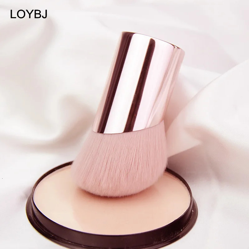 LOYBJ 1pcs Powder Makeup Brush Oblique Round Head Powder Foundation Blush Contour Brushes Professional Cosmetic Blending Tools 250716