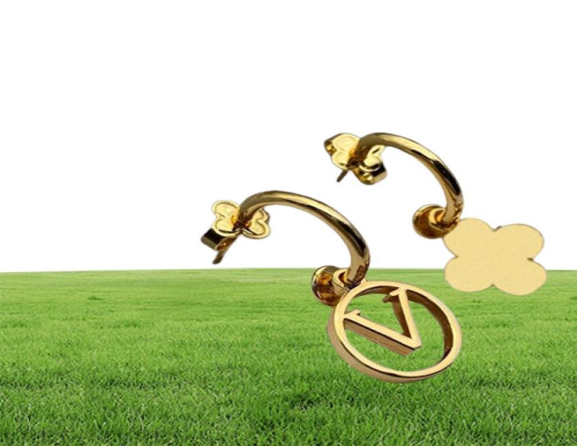 Women Earrings Designer Hoop Earrings Fashion Ear Ring Brands Gold Jewelry Luxurys Earring Letters L Stud Heanpok Whole New 223851495