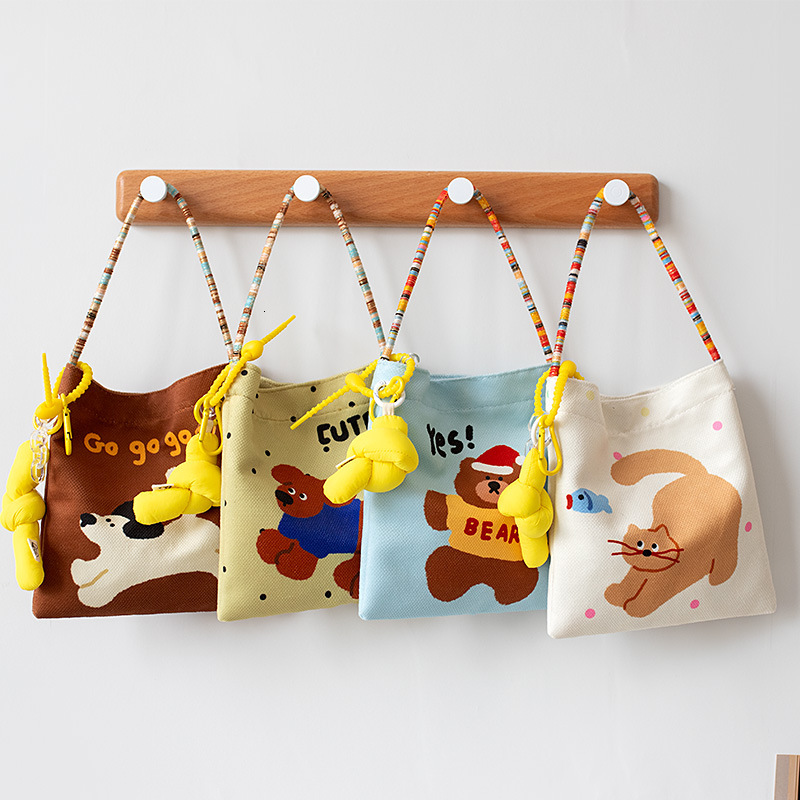 2025 Designer's New Women's Handbag, Handheld Phone Bag, Niche Student Children's Forest Style Korean Small Bag