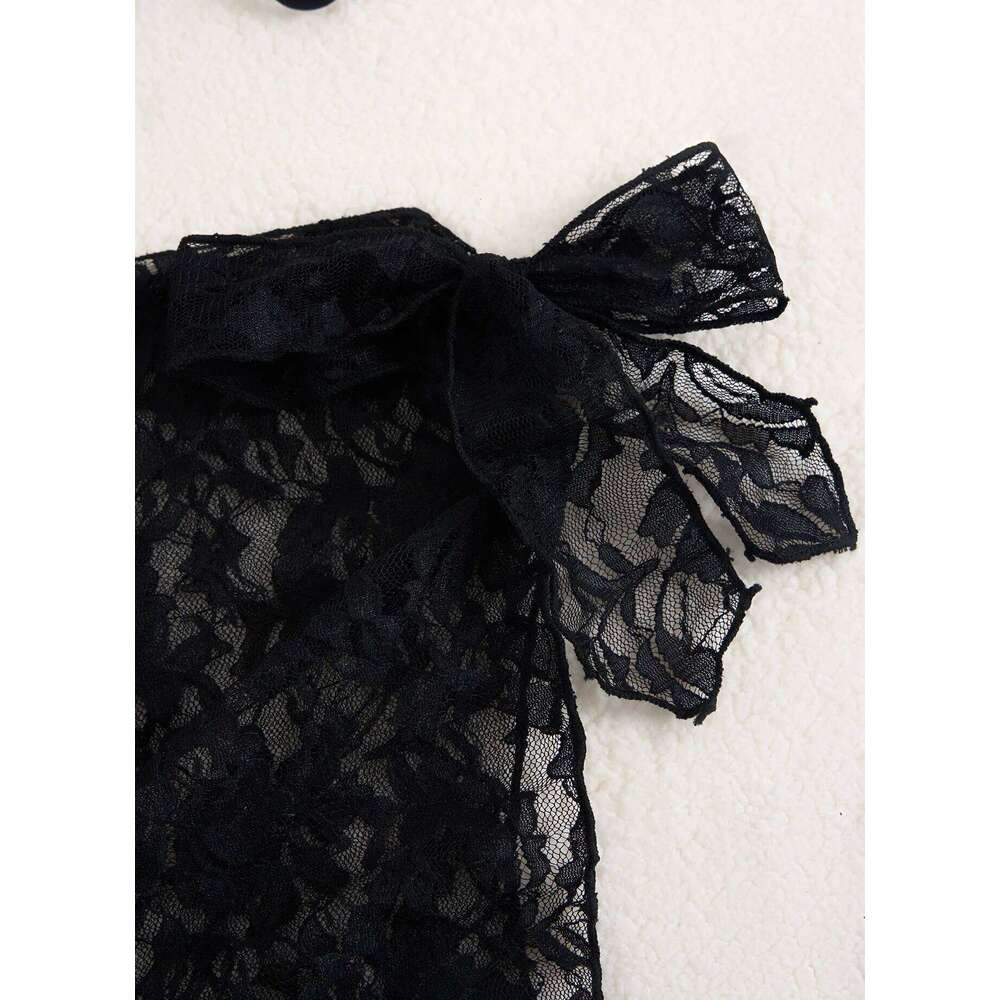 2025 new lace strap bikini three-piece set women's beach swimsuit