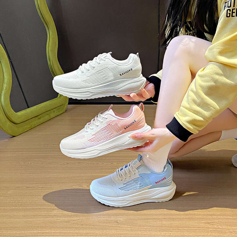 2025 Summer New Women's Running Lightweight Breathable Non-Slip Sports Free shipping Student Thick Sole Wear-Resistant Casual Shoes PM15